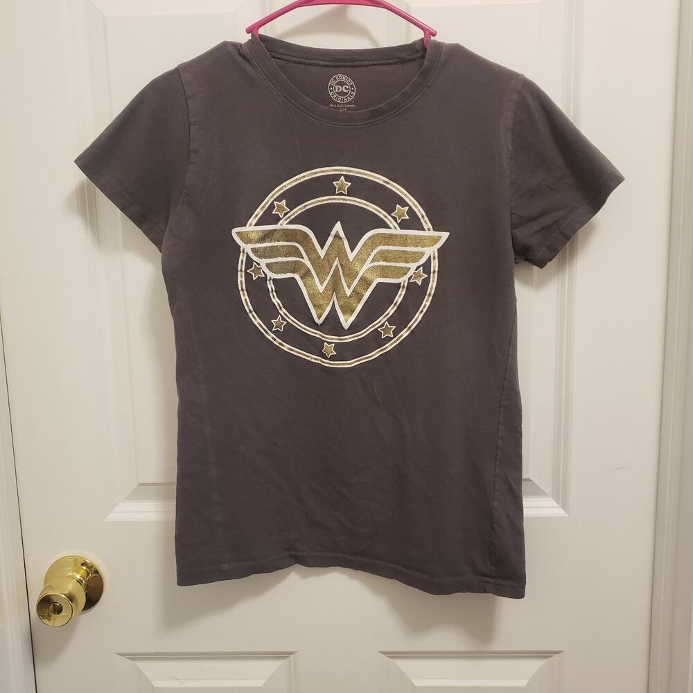 DC Comics Originals Wonder Woman Collectors Metallic T-shirt Juniors L/14 #A22PJ